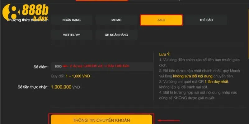 Rút Tiền 888b – Giao Dịch Nhanh Chóng Và Mượt Mà 5 Mẹo nhỏ giúp giao dịch rút tiền suôn sẻ hơn